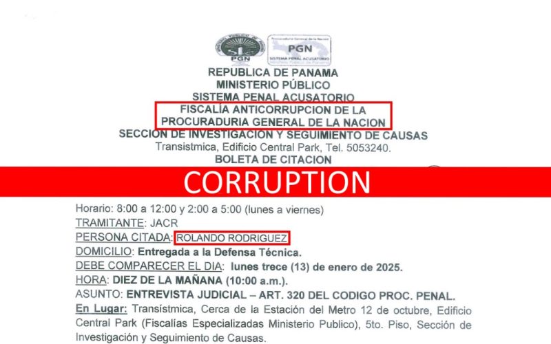 Authorities question Rolando Rodríguez in high-profile corruption case